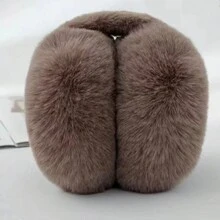 1pc Women's Bohemian Ear Muff(Random Color) For Warmth & Protection, One Size Fits All, Stretched And Thickened, Great For Outdoor In Fall And Winter - Bronze - View 1