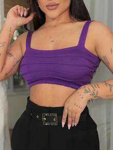 Women Tank Tops & Camis - Màu tím - Xem 1