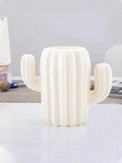 1 Pieza Creativa Jarrón De Decoración Para El Escritorio De La Oficina, Almacenamiento De La Sala De Estar, Decoración Y Exhibición De Flores Artificiales