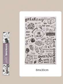 30cm×8m烤箱烘焙防油紙，空氣炸鍋廚房氣炸鍋襯墊紙，空氣炸鍋專用紙