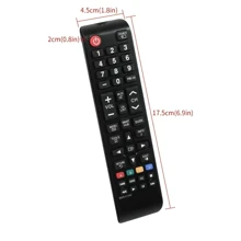 BN59-01199F Universal Remote Control Compatible With Samsung TV Remote, Replacement Compatible With All Smart TV LED LCD HDTV QLED SUHD UHD 4K 3D TV - Black - View 2