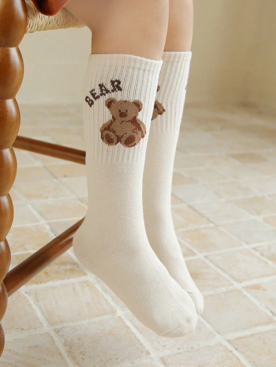 1 pereche de șosete înalte moale și confortabile, potrivite pentru toate anotimpurile