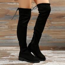 Botas Largas De Mujer - Negro - Ver 7