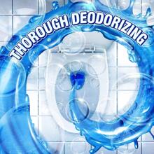 1張卡片含有4個松木香氣的掛式馬桶清潔球,可消除異味和污漬,掛鉤式浴室馬桶清潔劑,家庭清潔工具