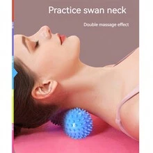 1 个花生形按摩球 - 可放松脚底、腿部、手部、面部和背部肌肉 - 黑色 - 查看 6