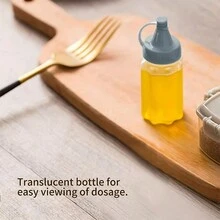 1入組便攜調味擠壓瓶 - 灰色 - 查看 2