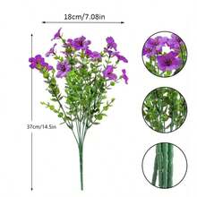 4 件裝人造小雛菊花,適合家居、花園、景觀、節日、窗戶和派對裝飾