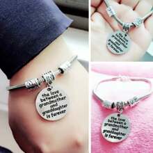 1只靈感奶奶手鏈-孫女、女性和女孩的完美禮物-適用於婚禮、週年紀念、生日和主題派對 - 彩色 - 查看 5