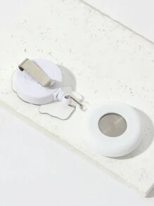 1pc Cute Cartoon Decoration Silicone Watch With Night Light Function, Easy Buckle & Stretchable Band For Nurse - White - View 4