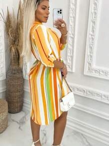 Women Dresses - trái cam - Xem 2