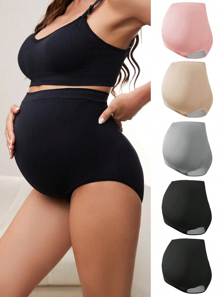 5pcs/pack Maternity Underwear - Multicolor - View 1