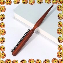 1 件女士蓬松野猪毛刷 - 带齿和鼠尾梳的蓬松梳，用于分片，用于控制边缘、倒梳、抚平和造型细发以打造丰盈效果、万圣节、发刷、梳子、美发工具、理发沙龙美容旅行必需品的美发产品和配件、返校、旅行度假必需品、女士发饰、刷子、发刷、边缘刷、刷头发、发梳、梳头发、顺发刷、球刷、迷你发刷、发刷套装、木梳、梳子、光滑后刷、发刷、边缘刷、刷头发、发梳、发刷套装、梳头发、迷你发刷、顺发刷、美发产品、美发工具、美发用品、护发、卷发刷、理发师、理发配件、美发设备