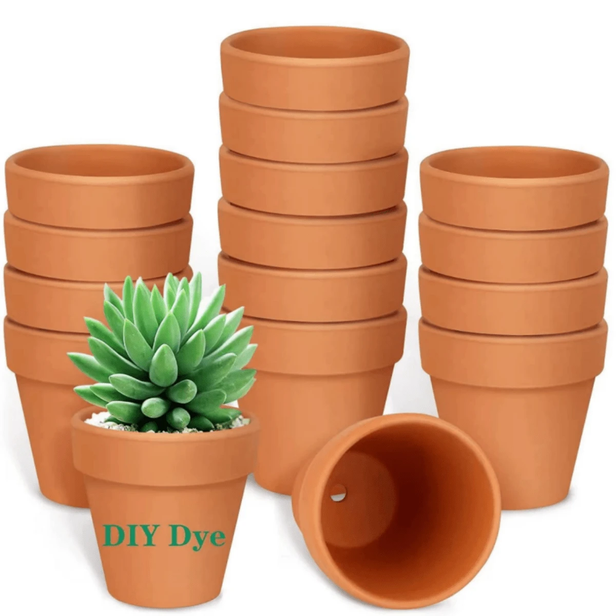 18pcs 2'' Terra Cotta Pots Pottery Planter Cactus Flower Pots Succulent