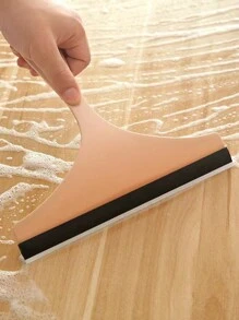 1 pièce Raclette en caoutchouc souple pour vitre, salle de bain, carrelage au sol. Outil de nettoyage pour vitre, raclette pour fenêtre, décoration de maison et de salle de bain, décoration d'automne