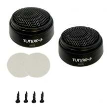 Mini Automotive Audio Tweeter Set With Large Black Base - Black - View 2