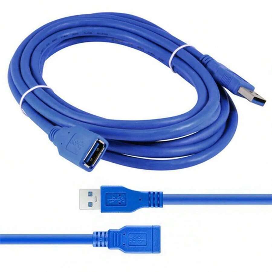 USB 3.0 Extension Cable 3m - Blue - View 1