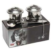 3pcs/set Stainless Steel 304 Tea Infuser Ball With Tea Spoon - Silver - View 6