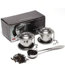 3pcs/set Stainless Steel 304 Tea Infuser Ball With Tea Spoon - Silver - View 5