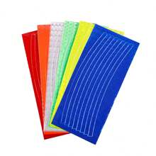 1pc Bicycle Reflective Sticker, Wheel Rim Or Tyre Reflective Sticker, 26 Inch Mtb Bike Rim Wheel Reflective Decal - Yellow - View 7