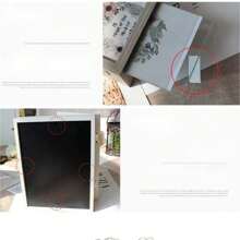 1入組白色永生花盒，帶雙連接相框，DIY 禮品盒，帶空心 3D 桌面框架，高級玻璃表面裝飾品，適合生日派對送禮 - 米色 - 查看 6