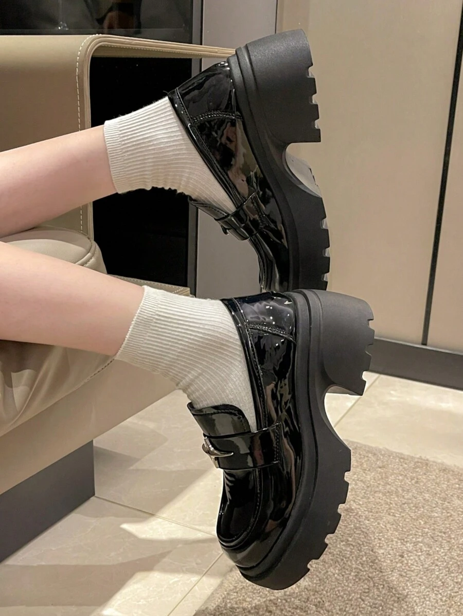 Giày nêm & Phẳng của Nữ - màu đen - Xem 1