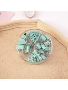 1 Miếng Đa chức năng Giấy kẹp Bộ Với Đuôi dài Kẹp , Văn phòng Ghim dập & Binder Clip , Có màu sắc Đối với Sinh viên , Tài liệu , Sổ tay , Hộp đựng - màu xanh lá - Xem 3