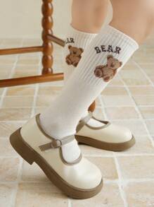 1 pereche de șosete înalte moale și confortabile, potrivite pentru toate anotimpurile