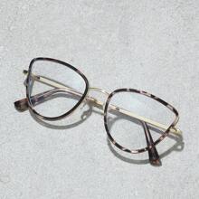 1 chiếc kính mắt mèo hình tam giác dành cho nữ gọng kính thời trang Y2k phụ kiện trang điểm cho học sinh - Nhiều màu - Xem 3