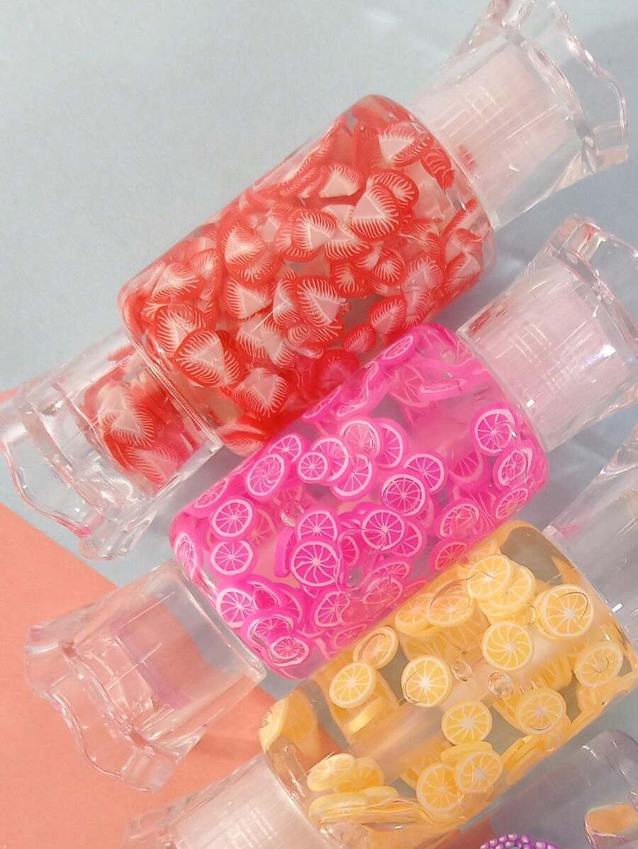 lápiz labial/ brillo labial /3 piezas ROMANTIC RAIN GLOSS DE FRUTA AL AZAR - Multicolor - Ver 1