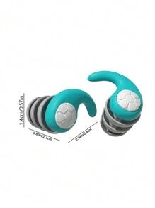 1pc Super Soundproof Silicone Sleep Aid And Noise Reduction Earplug For Sleeping