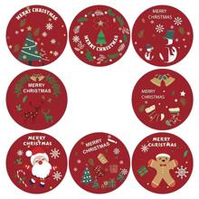 B186 Christmas Sticker - Multicolor - View 2