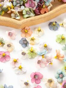 50/100/150支/套 什锦绢花雏菊花束，仿真花，适用于DIY糖果盒、秋季装饰、婚礼花瓶、家居卧室餐厅装饰、节日生日派对用品、户外花园装饰、秋季装饰 - 彩色 - 查看 5