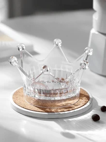 1pc Moka Pot Cloth Powder Insert Crown Shaped Coffee Powder Filling Tool, Creative Moka Pot Accessory - Clear - View 7