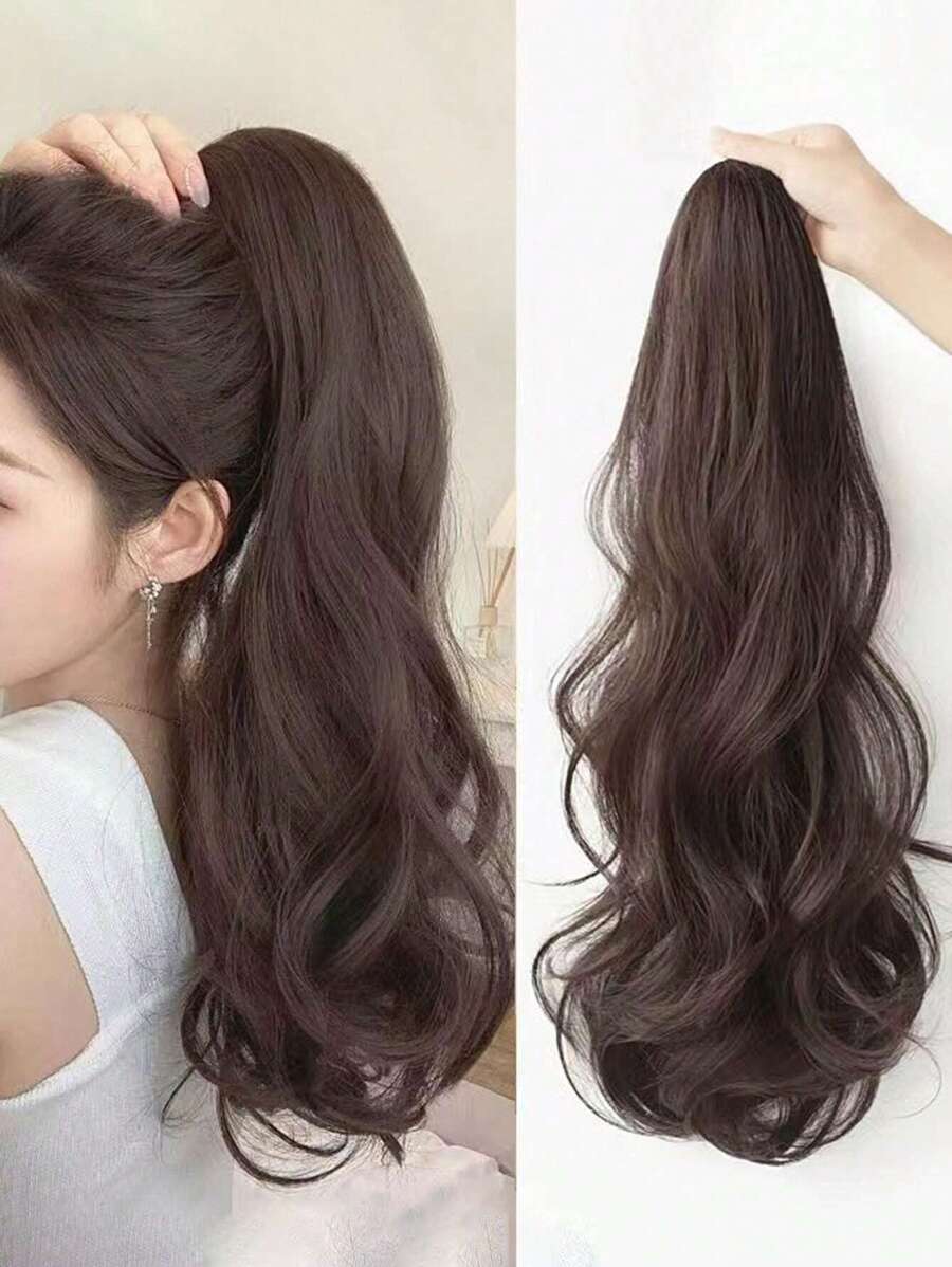 1 件大卷曲马尾辫发爪休闲万圣节