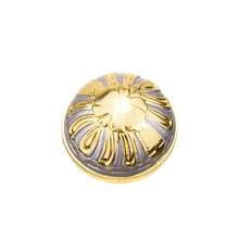 rufengbao 金灰色豪華圓柄時尚手杖適合派對裝飾手杖優雅 Crosier 旋鈕手杖 93 厘米 - 金色 - 查看 2