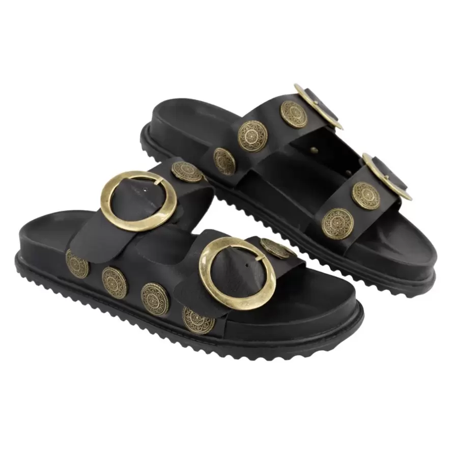 Women Platforms & Wedge Sandals - 黑色 - 查看 1