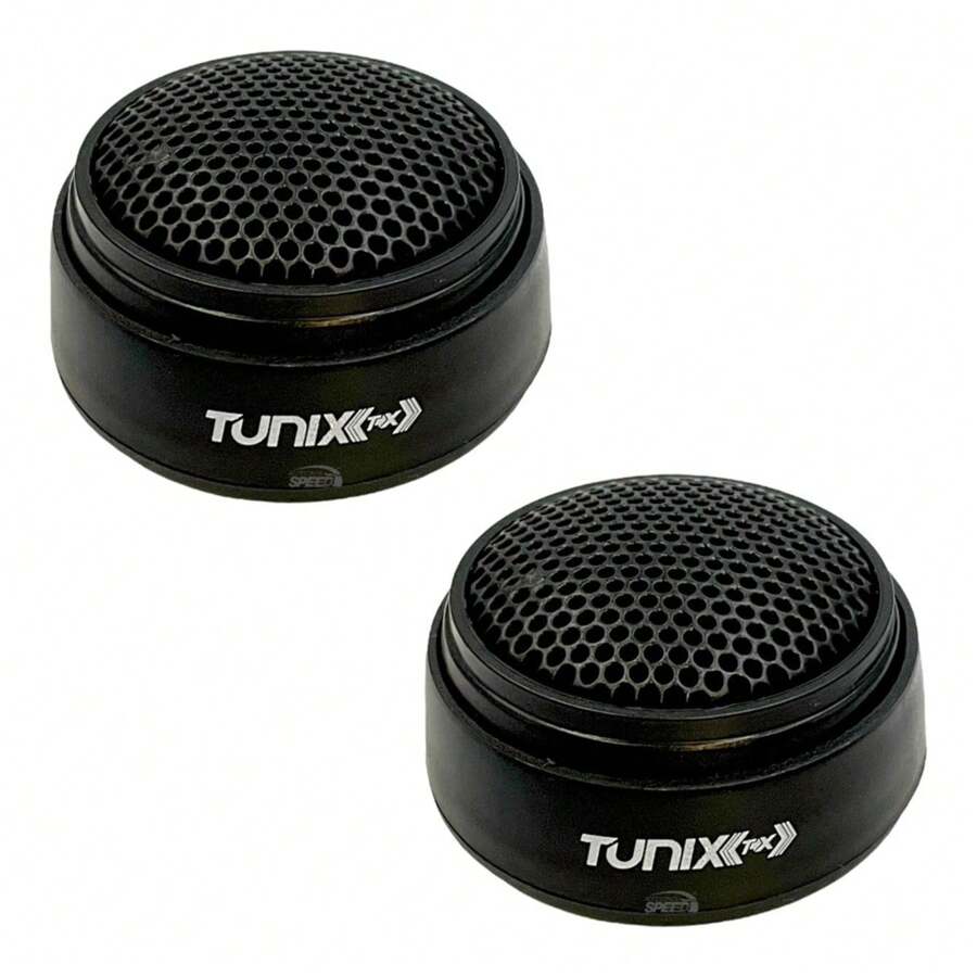 Mini Automotive Audio Tweeter Set With Large Black Base - Black - View 1