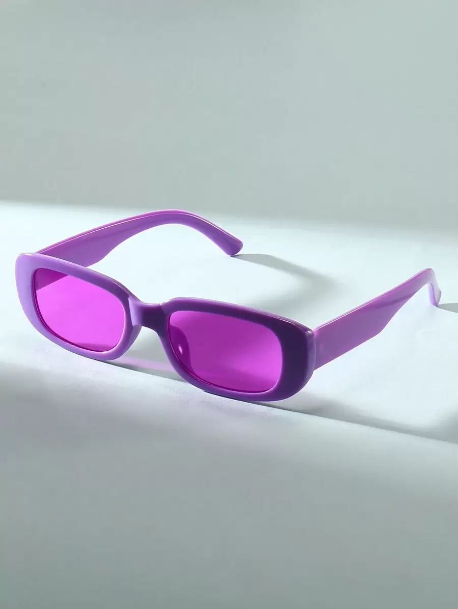 1pc Unisex Fashionable Square Frame Y2k Beach Personalized Daily Photo Glasses Street Shades Accessories Beach Accessories Glasses Shades Looks Street Style And Suit For Sweater Jacket Sweatshirt Hoodie Leather Pants And Cargo Pants For Summer Beach Vacation, Outdoor, Travel