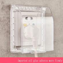 1 pezzo Copertura di protezione impermeabile per presa elettrica tipo 86 per bagno, toilette, esterno, scuola, ufficio, casa, viaggio, borsa, organizer, stoccaggio