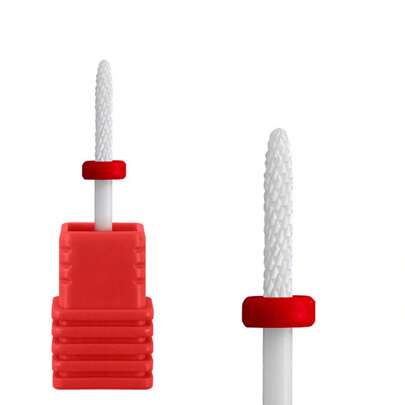 1Pc Ceramic Nail Art Grinding Head, Pointed-Tip Cuticle Removal Tool And Rhinestone Polisher Cuticle Remover Bits For Manicure Pedicure Nail Art Tools,Nail Supplies,Nail Tools,Nail Art Tools,Back To School,Nails,Nail Tools For Press On Nails