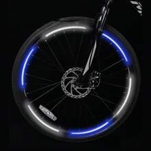1pc Bicycle Reflective Sticker, Wheel Rim & Tire Reflective Decal For 26-inch Mountain Bike