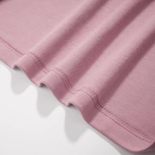 女性秋天長袖莫代爾家庭服裝套裝 - 粉色 - 查看 10