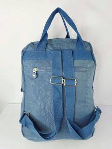 Women Fashion Backpacks - Màu xanh lam - Xem 2