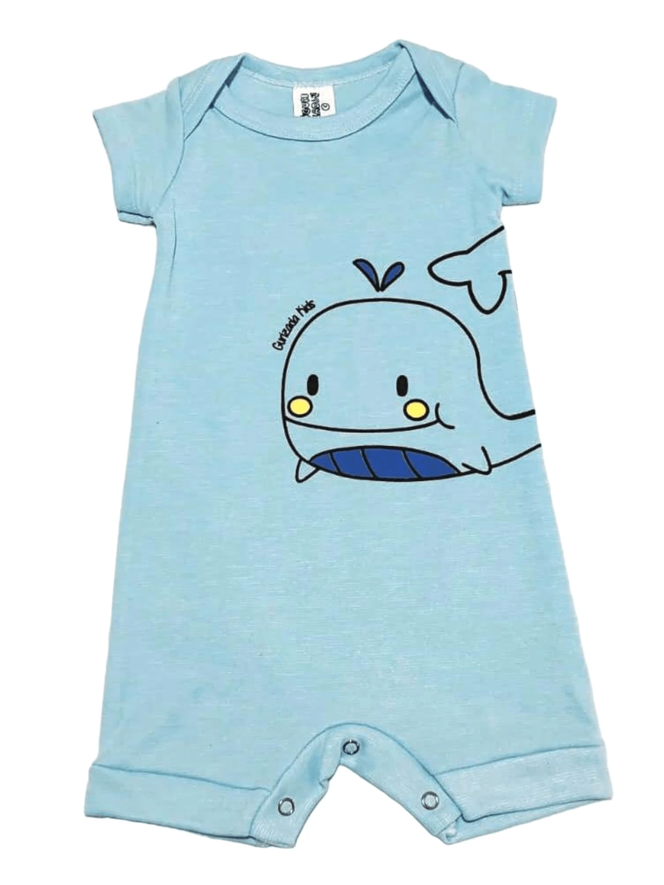 Baby Boys Rompers - Màu xanh nhạt - Xem 1