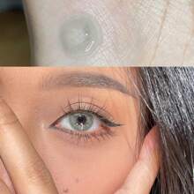 EYESHARE 1 Pair Mix Blood Light Color Contact Lens Cosmetic Beauty Eye Makeup Colored Lenses 14.2mm Yearly Use Halloween Costume Cosplay - Crystal - View 6