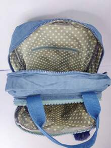 Women Fashion Backpacks - Màu xanh lam - Xem 4