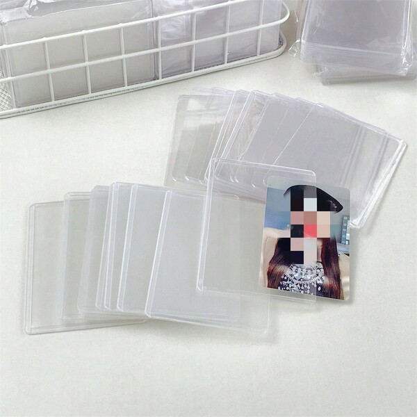 100pcs Landscapestyle Laminated Hard Card Sleeves SHEIN USA