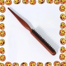 1 件女士蓬松野猪毛刷 - 带齿和鼠尾梳的蓬松梳，用于分片，用于控制边缘、倒梳、抚平和造型细发以打造丰盈效果、万圣节、发刷、梳子、美发工具、理发沙龙美容旅行必需品的美发产品和配件、返校、旅行度假必需品、女士发饰、刷子、发刷、边缘刷、刷头发、发梳、梳头发、顺发刷、球刷、迷你发刷、发刷套装、木梳、梳子、光滑后刷、发刷、边缘刷、刷头发、发梳、发刷套装、梳头发、迷你发刷、顺发刷、美发产品、美发工具、美发用品、护发、卷发刷、理发师、理发配件、美发设备