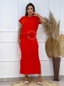 Women Two-piece Outfits - trái cam - Xem 1