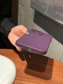 1入實色手機殼,適用於蘋果 Iphone - 紫色 - 查看 4